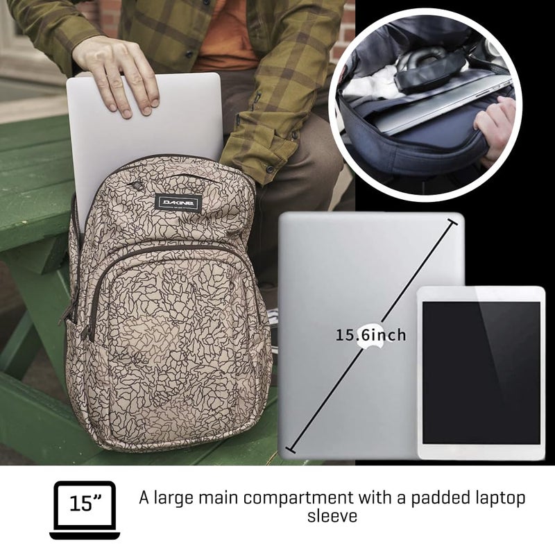 Dakine Campus L 33L Backpack - Carbon, One Size - Image 3